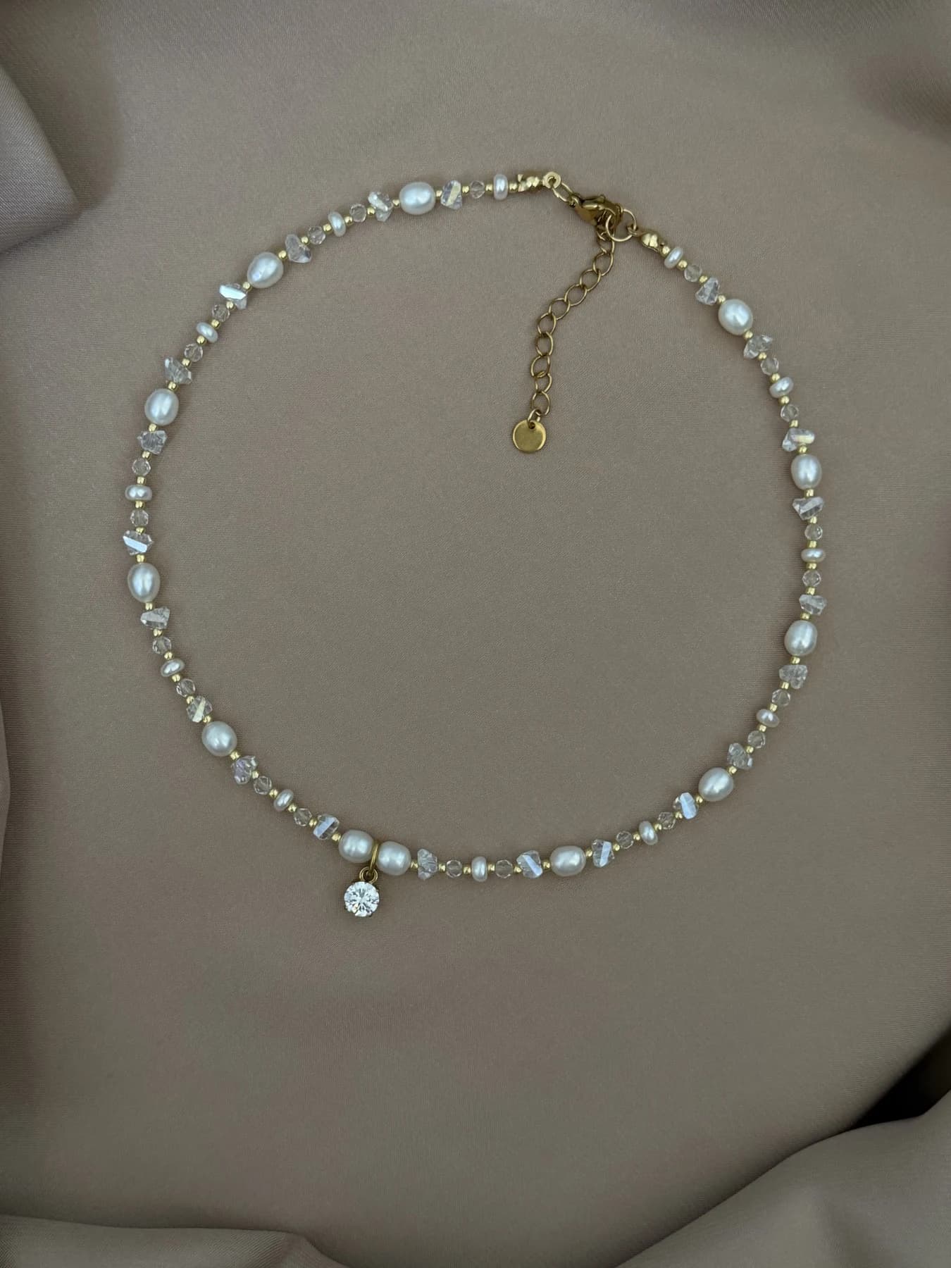 Elegant Freshwater Pearl Necklace & Bracelet Set thumbnail 5