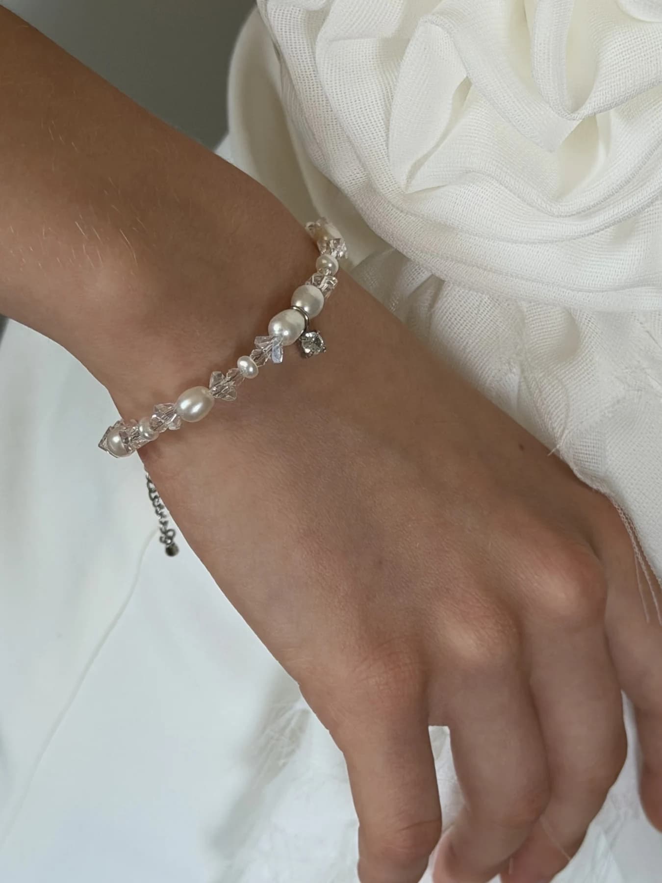 Elegant Freshwater Pearl Bridal Jewelry Set thumbnail 11