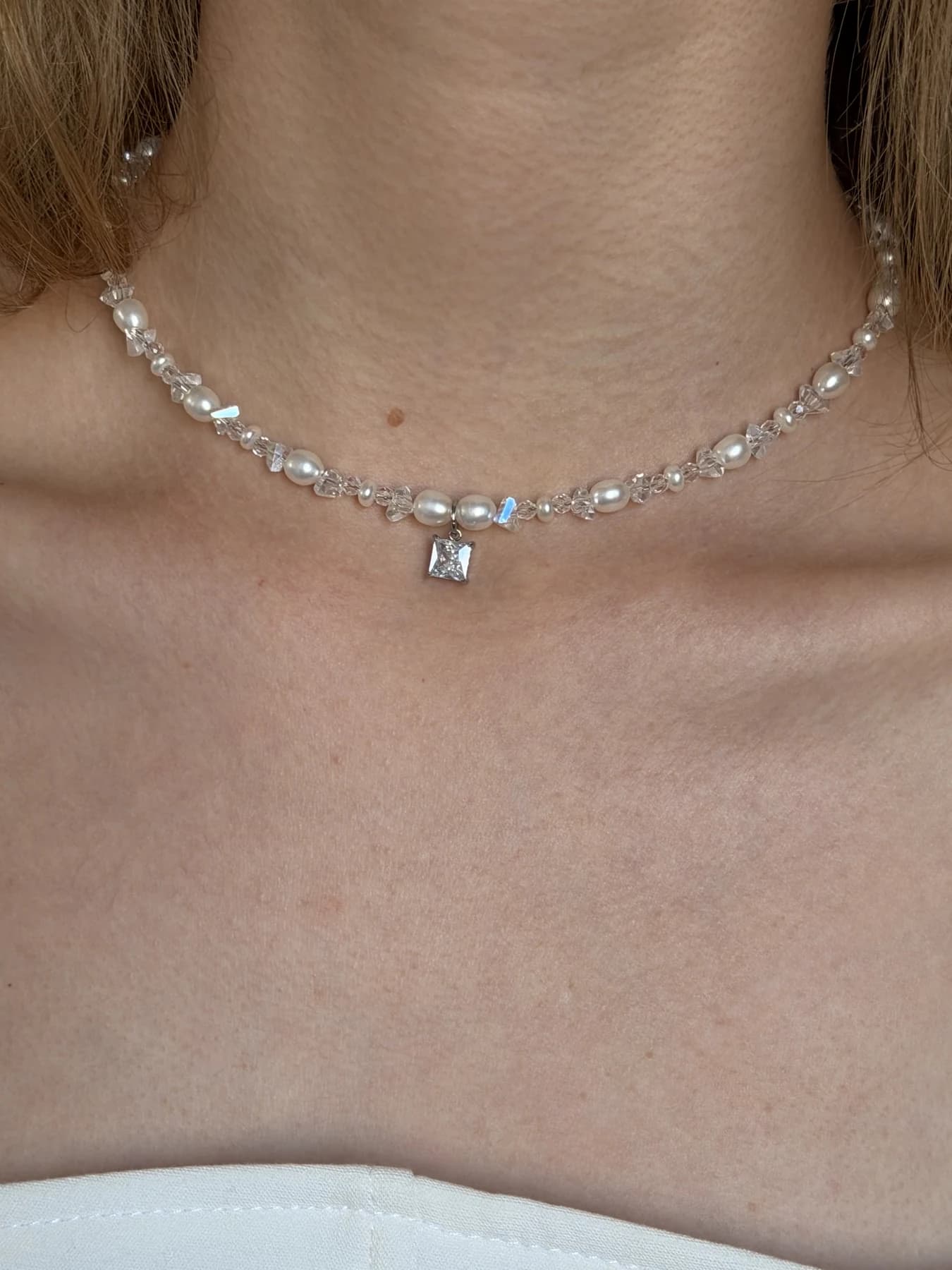 Elegant Freshwater Pearl Bridal Jewelry Set thumbnail 5