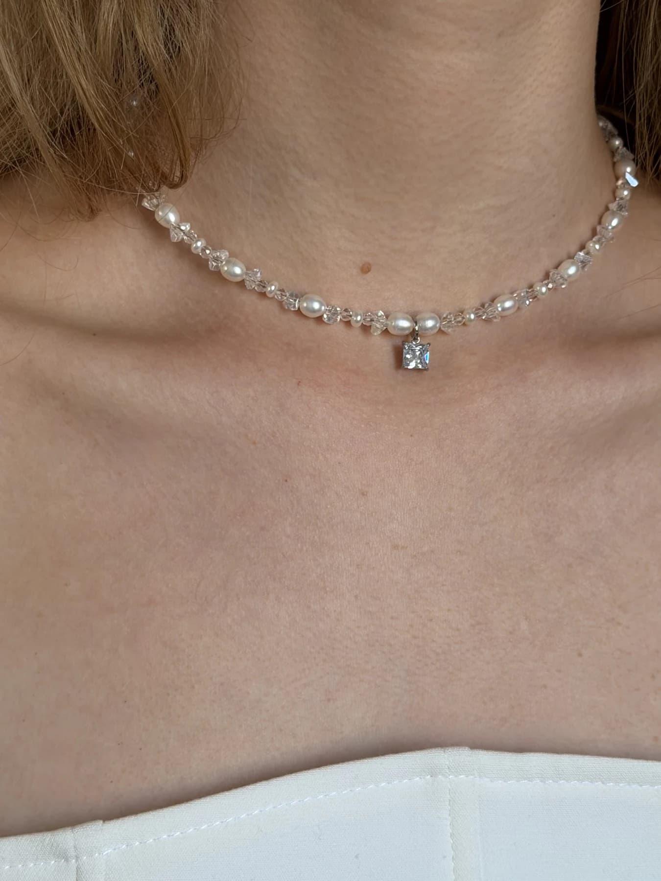 Elegant Freshwater Pearl Bridal Jewelry Set thumbnail 4