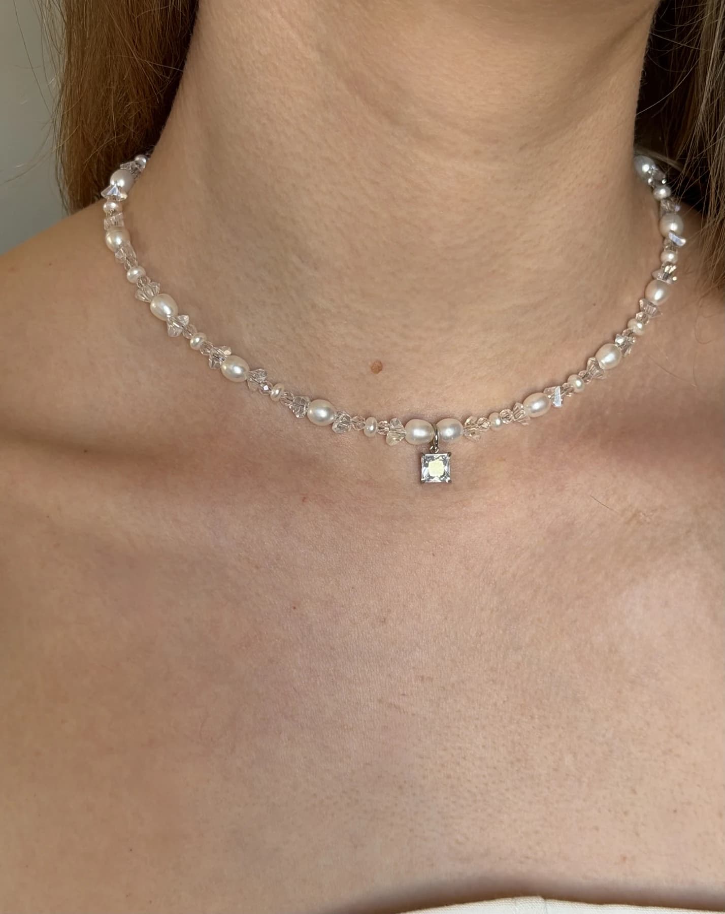 Elegant Freshwater Pearl Bridal Jewelry Set thumbnail 3